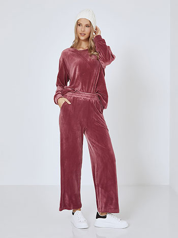 Set thick velvet in cherry