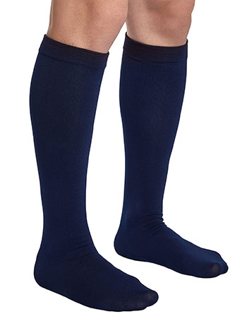 Mens thermal socks in dark blue