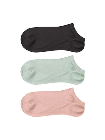 3 pack of low socks in set 5