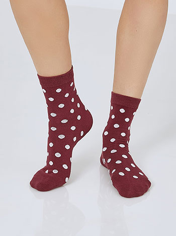 3 pack of polka dot socks in set 4