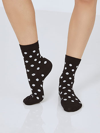 3 pack of polka dot socks in set 5