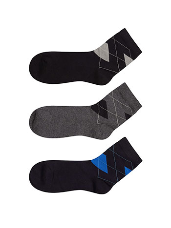 3 pack men s socks with cotton in set 3