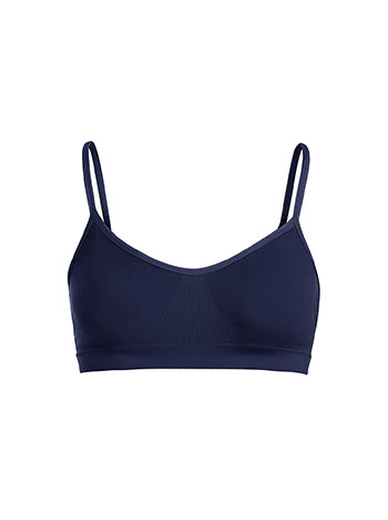 Bustier monochrome in dark blue