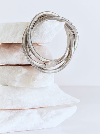 Βραχιόλι τριπλό σε ασημί