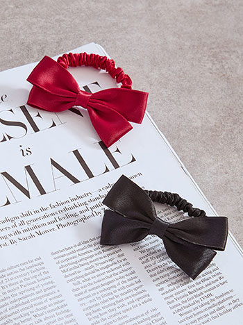 Σετ με 2 λαστιχάκια μαλλιών με φιόγκο σε σετ 2