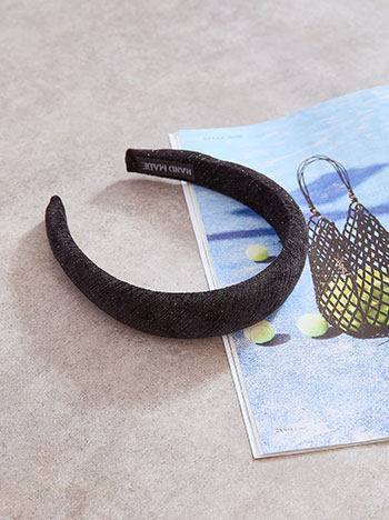 Στέκα χειροποίητη βελούδινη σε μαύρο