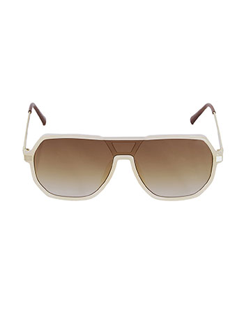 Γυαλιά ηλίου aviator σε μπεζ