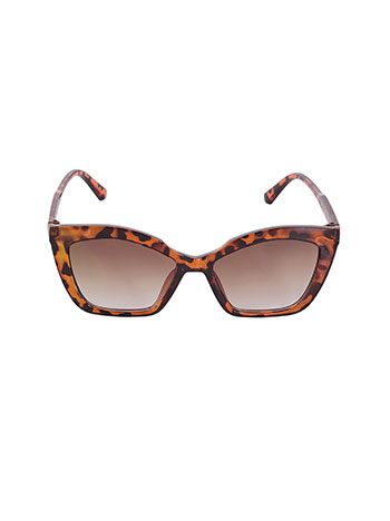 Sunglasses cat-eye in brown