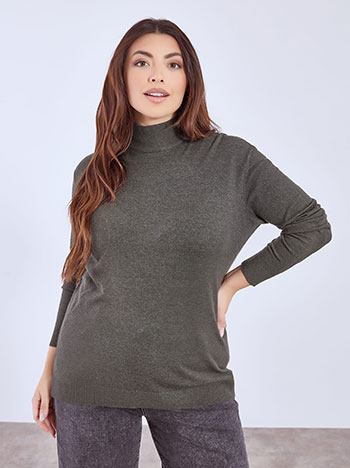 Sweater monochrome in charcoal