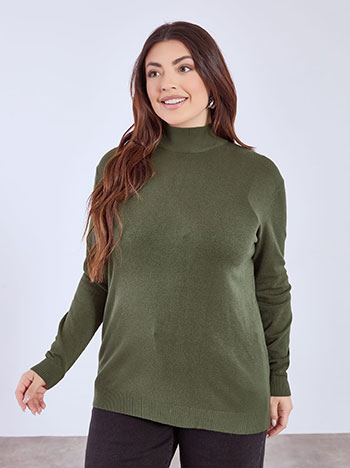 Sweater monochrome in khaki