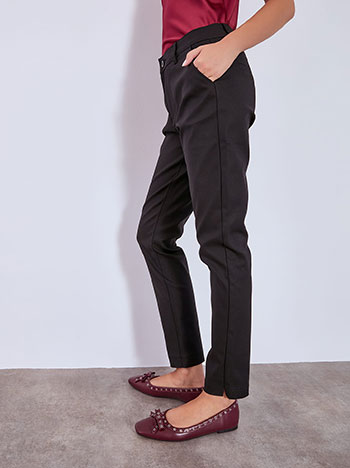 Office trousers chino in black