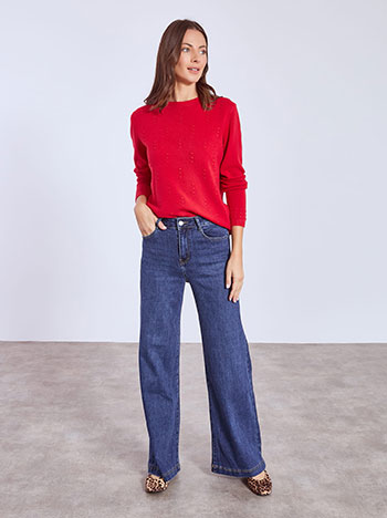 Τζιν wide leg σε μπλε