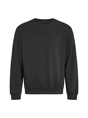 Mens sweatshirt monochrome in black