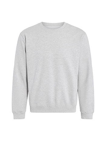Mens sweatshirt monochrome in light grey