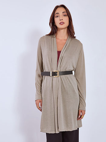 Cardigan fine knit in beige