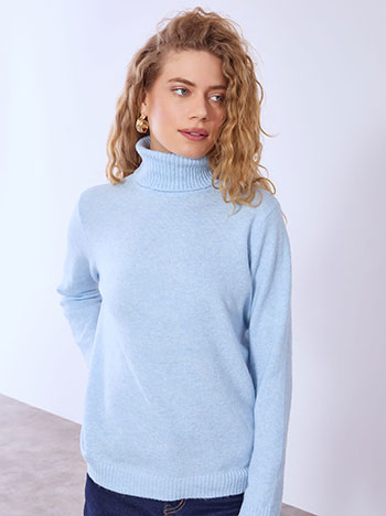 Ζιβάγκο μονόχρωμο με βισκόζη σε γαλάζιο