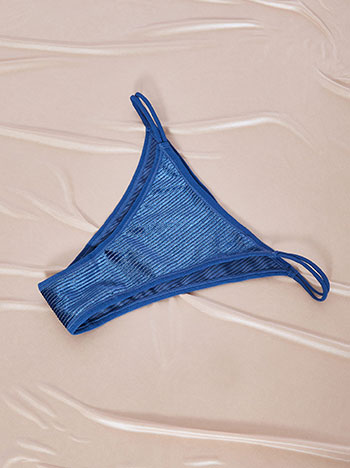 Brief velvet rib in blue