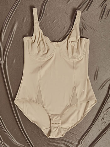 Κορμάκι ελαστικό σε μπεζ