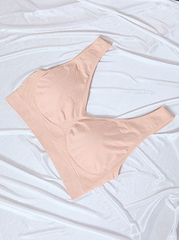 Μπουστάκι με ενίσχυση σε σομόν