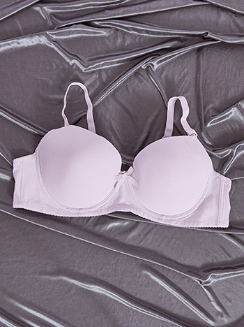 Bra ripped with soft touch in lilac