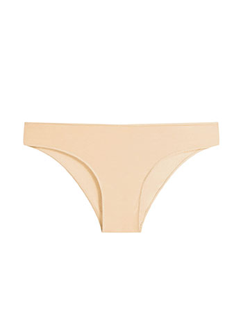 Brief with cotton in beige
