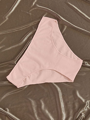 Brief with cotton in peach