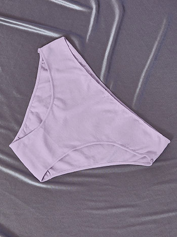 Brief with cotton in light purple