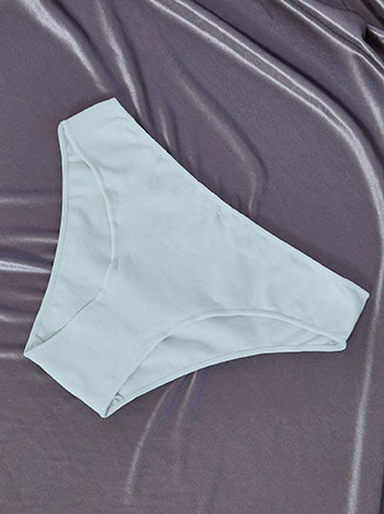 Brief with cotton in almond green
