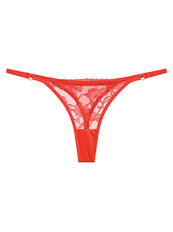 String απο δαντέλα σε κόκκινο