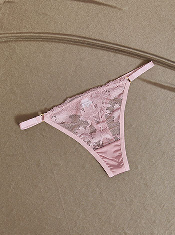 String απο δαντέλα σε μωβ ανοιχτό