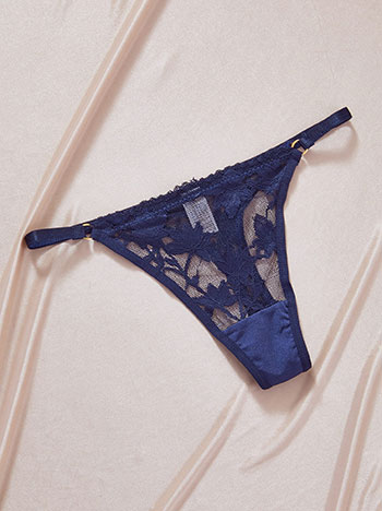 String απο δαντέλα σε σκούρο μπλε