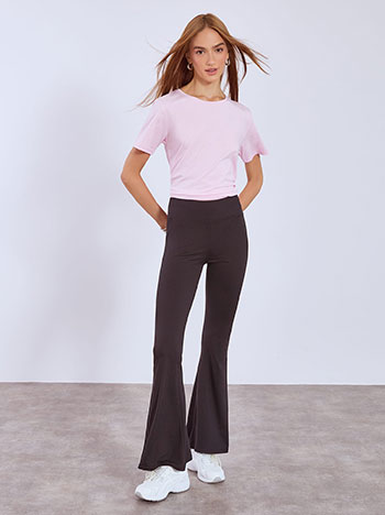 Flare elastic in black