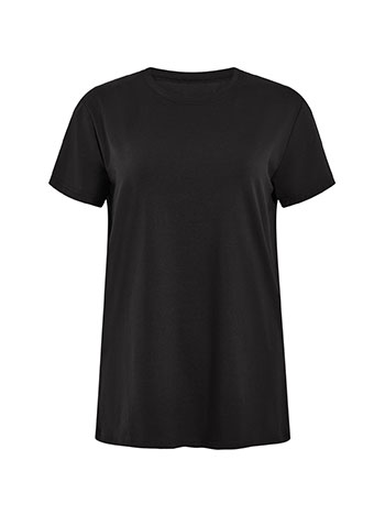 T-shirt ανδρικό με βαμβάκι σε μαύρο
