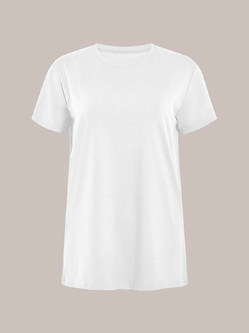 T-shirt ανδρικό με βαμβάκι σε λευκό