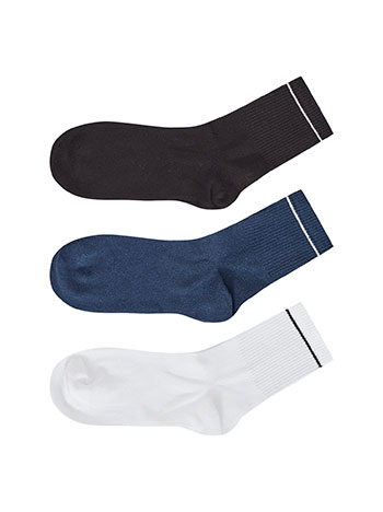 3 pack mens socks with stripe in set 1