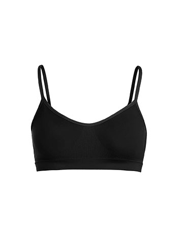 Bustier monochrome in black