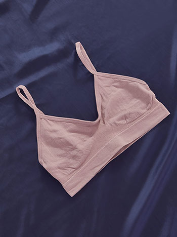 Bustier monochrome in dusty pink