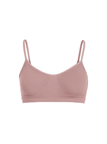 Bustier monochrome in dusty pink