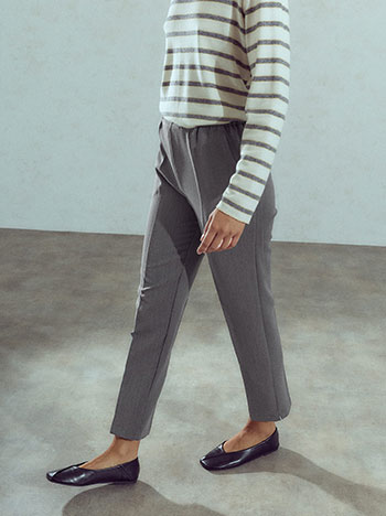 Trousers office in grey