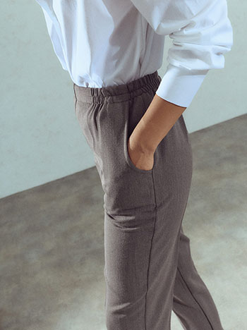 Trousers office in light brown
