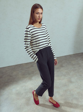 Trousers office in dark blue