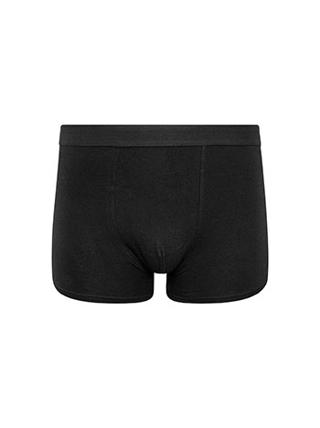 Mens boxer with cotton in black