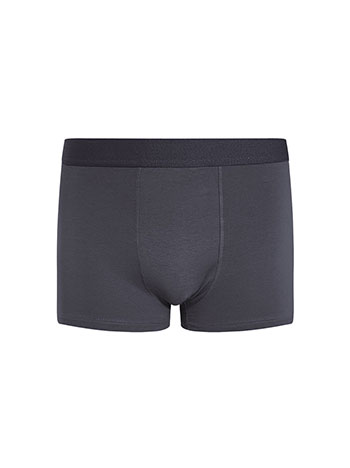 Mens boxer with cotton in charcoal