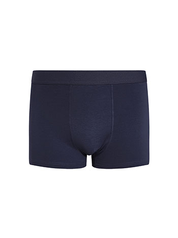 Mens boxer with cotton in dark blue