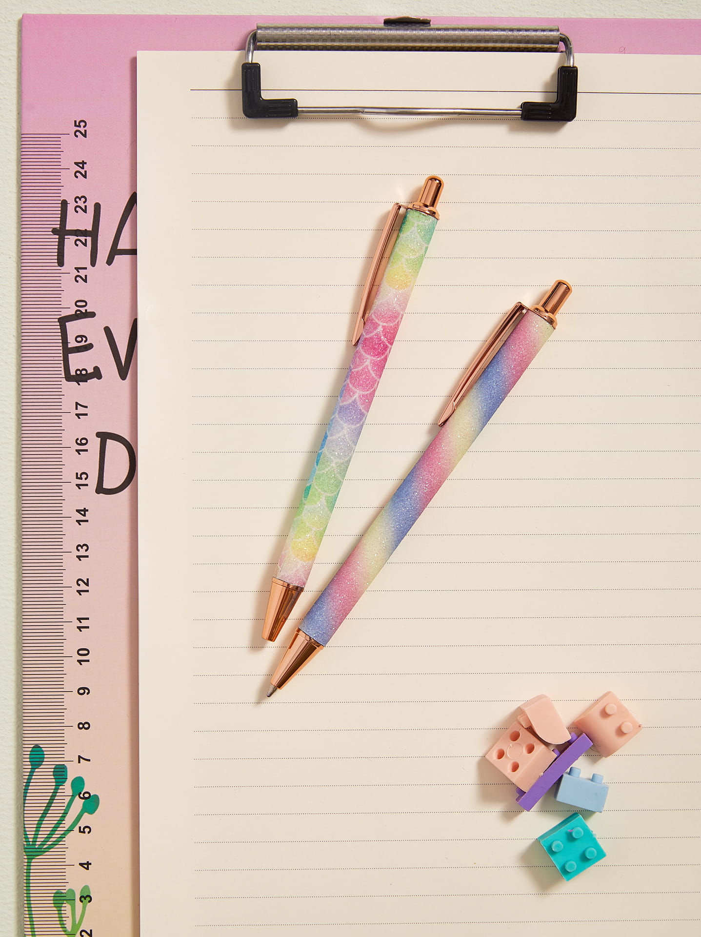 Kawaii Ballpoint Pen Multicolor, 8 Multicolor Pen Stationery