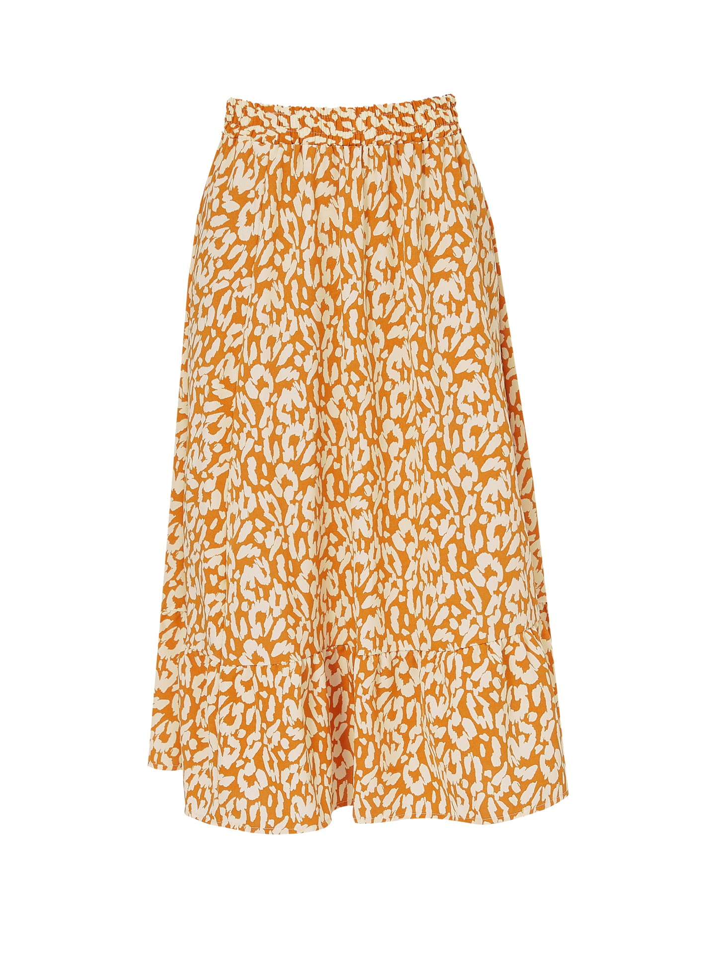 Mustard 2025 leopard skirt