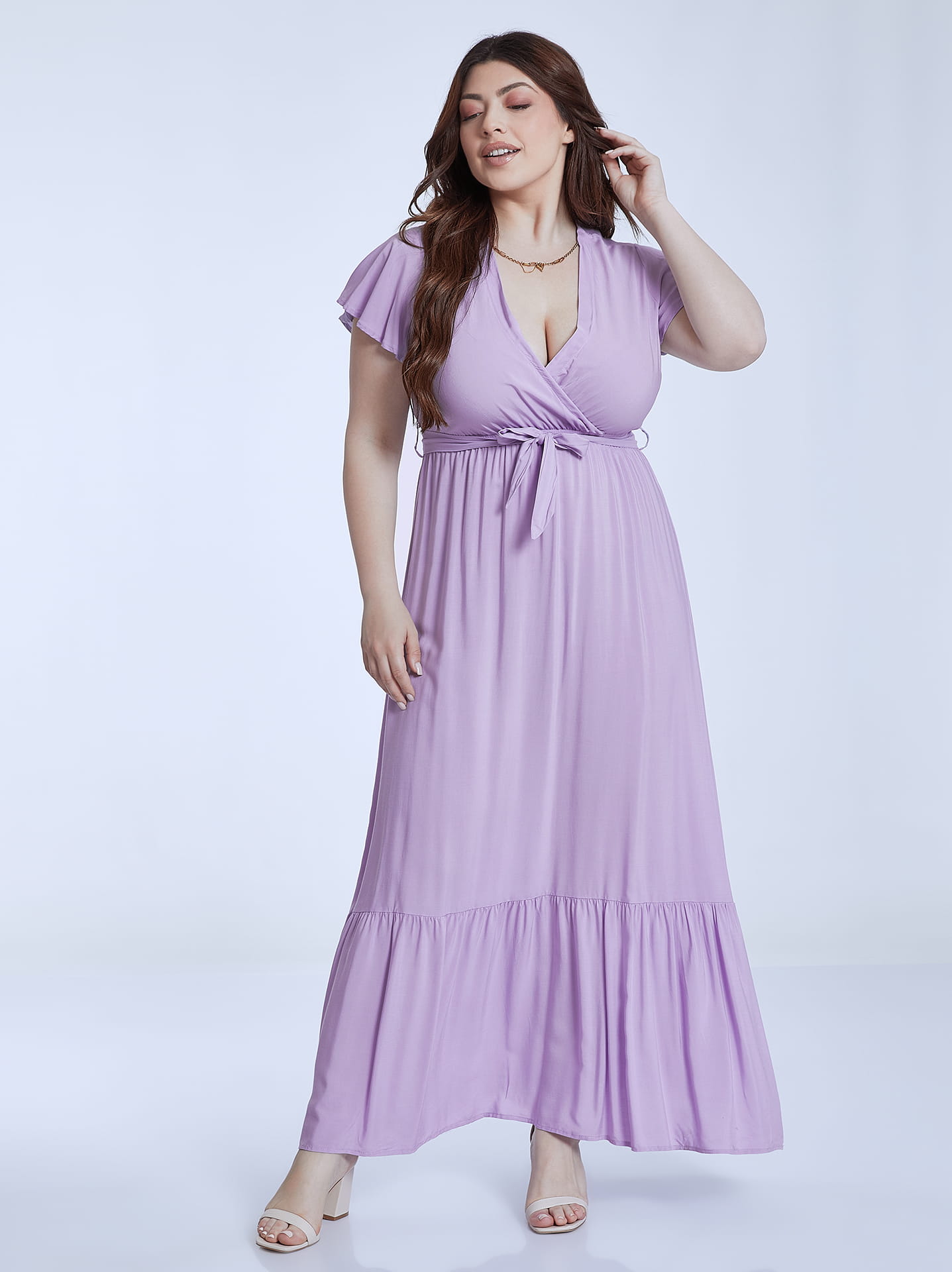 princess polly baby blue dress 35 Plus-Size Bridesmaid Dress Picks for Every Budget and Style main image 1