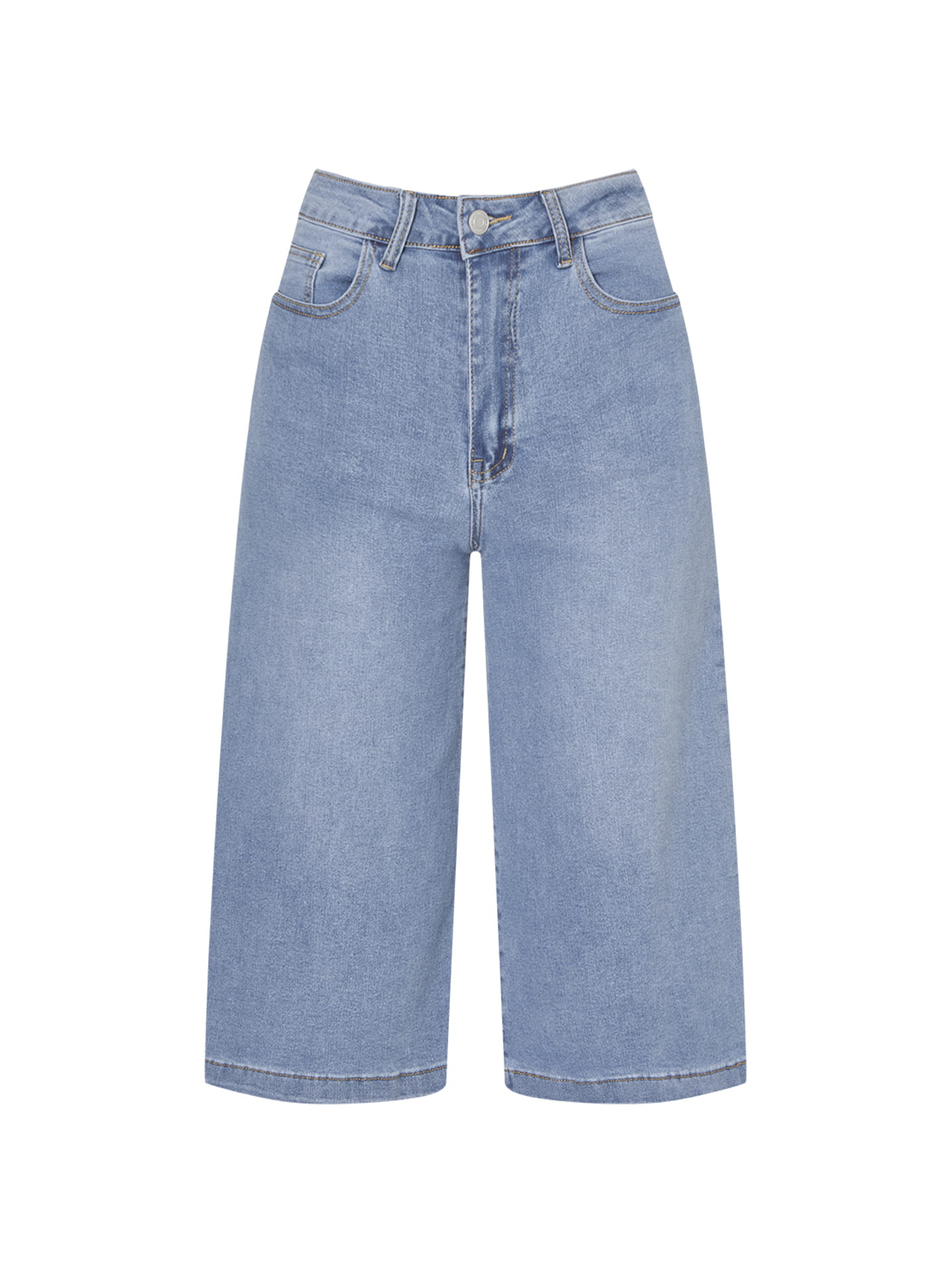 【SATIIIZ】Peron Curved Bermuda Denim Pants 812268_XDC5F_4100_004_100_0000