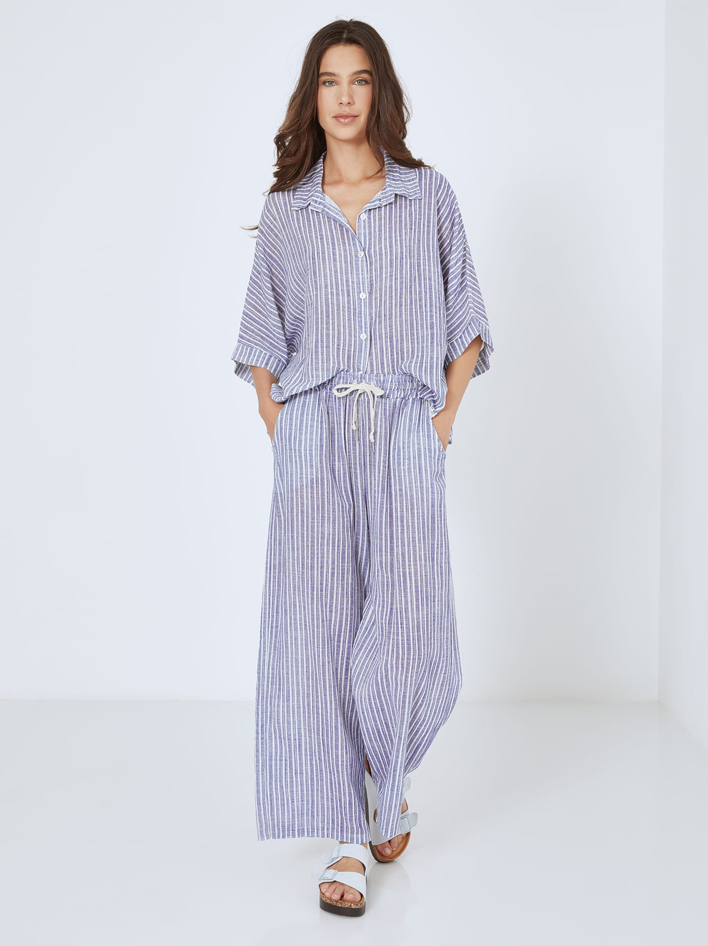 トゥデイフル　Georgette Stripe Trousers 38 61br3phQopL._UY1000_.jpg