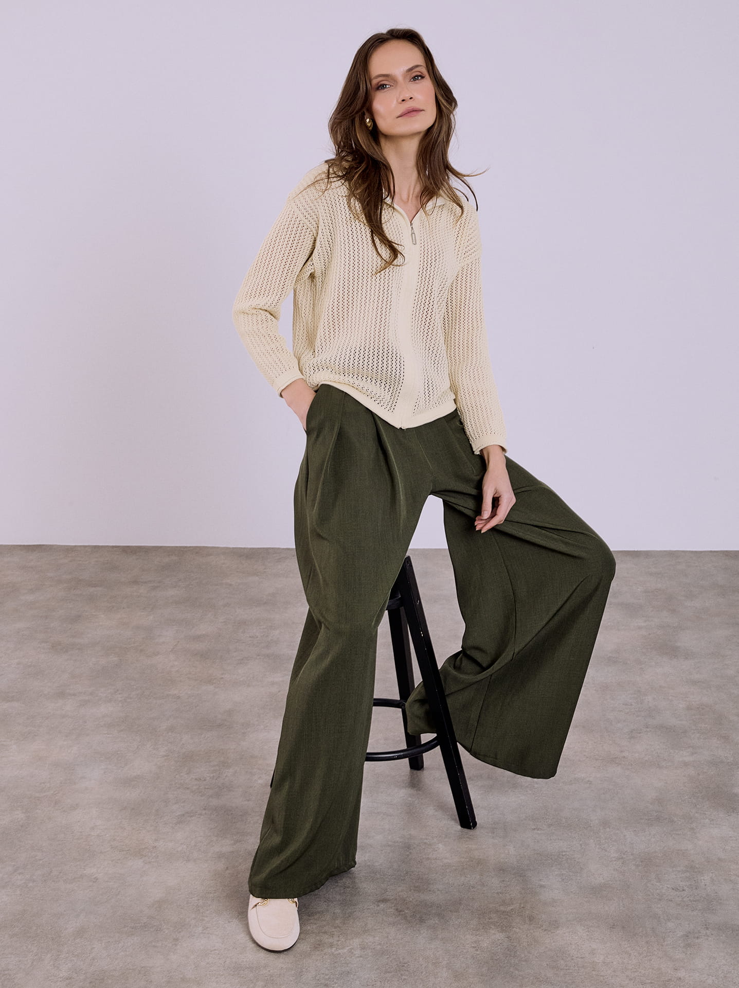 Ανοιξιάτικο παντελόνι με ζακέτα